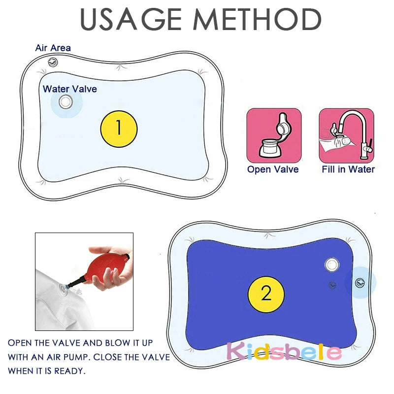 Baby Tummy Time Water Mat