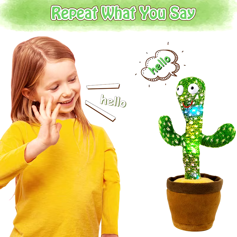Interactive Cactus Learning & Musical Toy