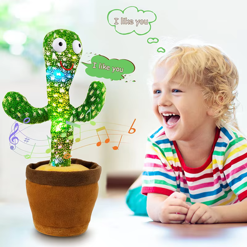 Interactive Cactus Learning & Musical Toy