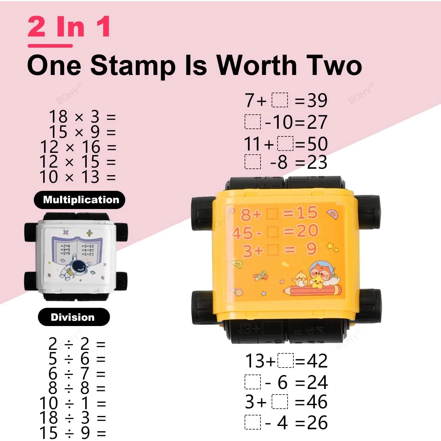 Educational Brain Training Quick Math Stamp (Last Day Sale)