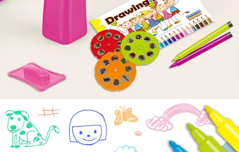 Educational Drawing LED Art Projector Table