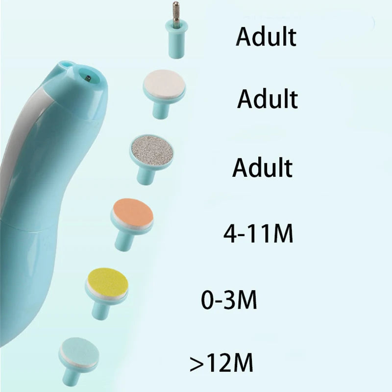 Multifunctional Baby Safety Electric Nail Trimmer Set