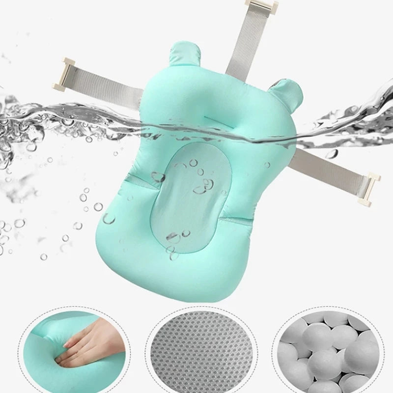 Baby Bathtub Safety Cushion - Anti-Slip Soft Comfortable Support
