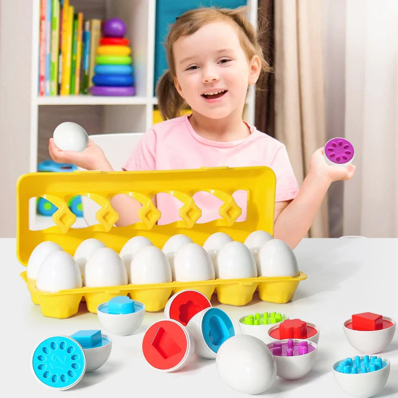 Montessori 3D Learning Eggs