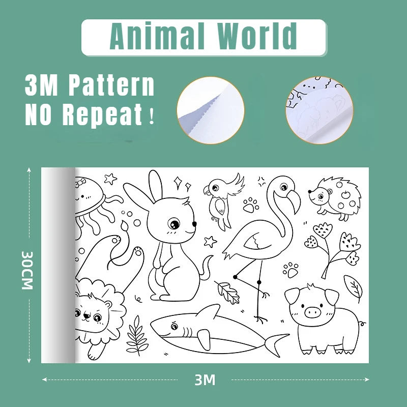 Children's Drawing Roll