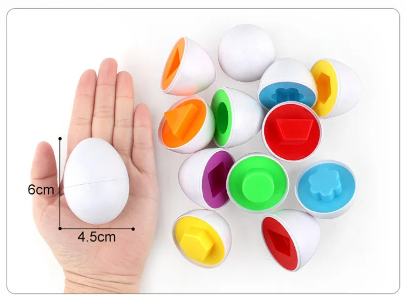 Montessori 3D Learning Eggs