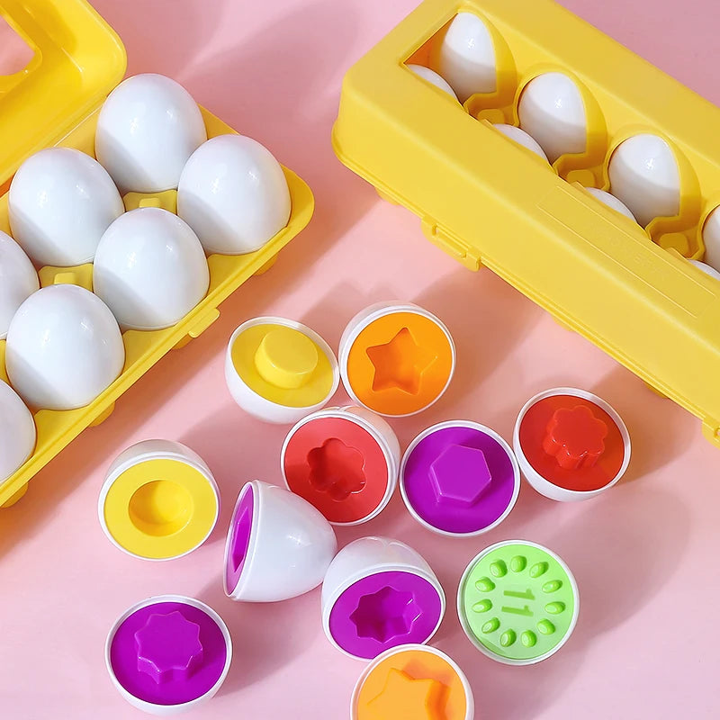 Montessori 3D Learning Eggs