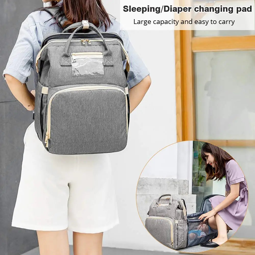 All-In-1 Infinity Diaper Bag & Charging Station
