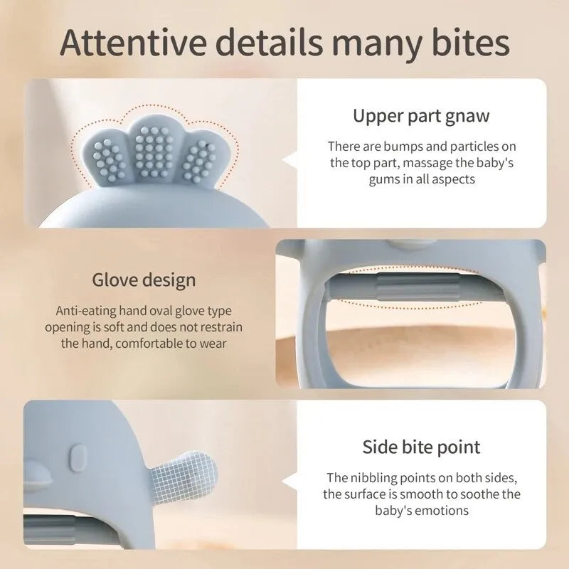 Baby Silicone Teething Glove
