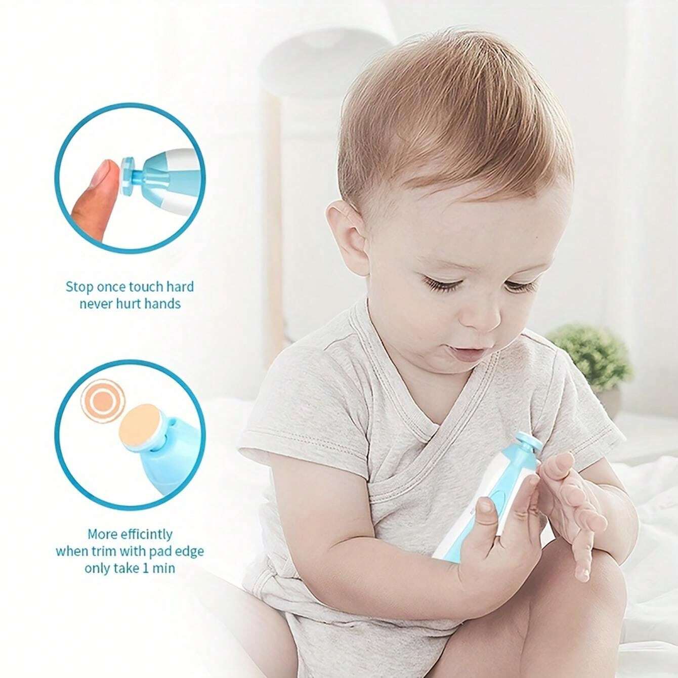 Multifunctional Baby Safety Electric Nail Trimmer Set