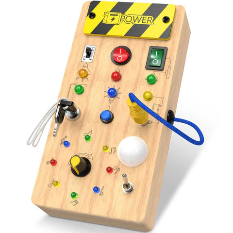 Montessori Wooden Switch Busy Board