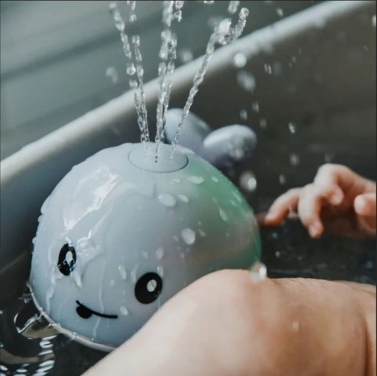 Baby All-Star Water Whale Bathtub Toy