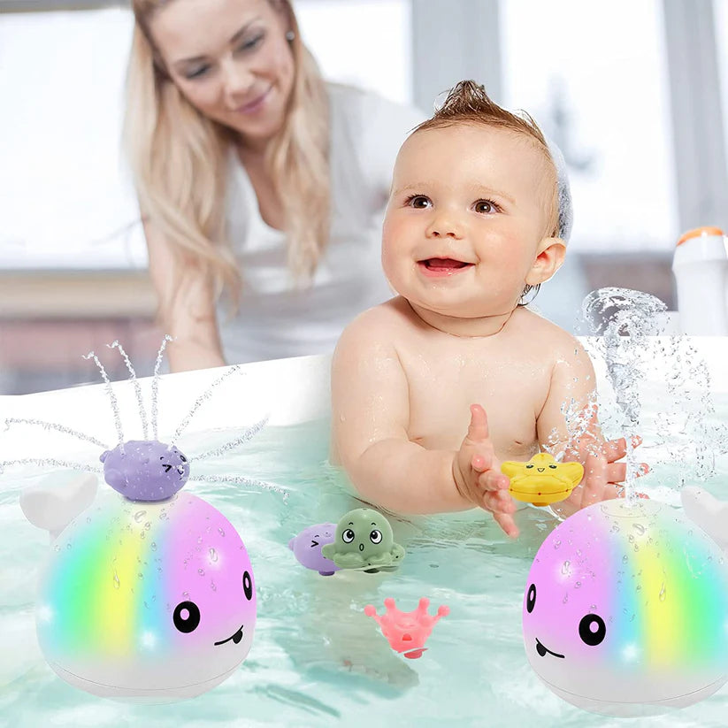 Baby All-Star Water Whale Bathtub Toy