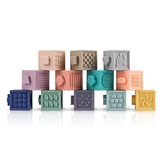 12pcs Soft Baby Building Blocks