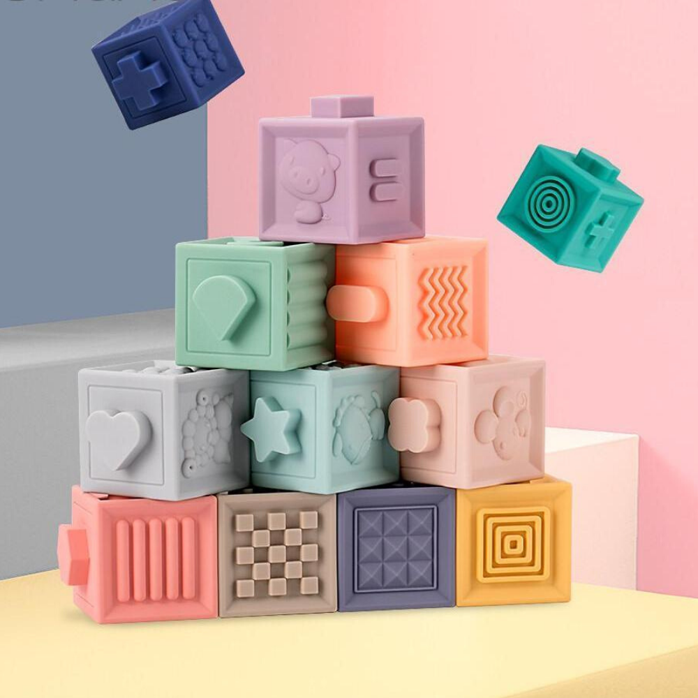 12pcs Soft Baby Building Blocks