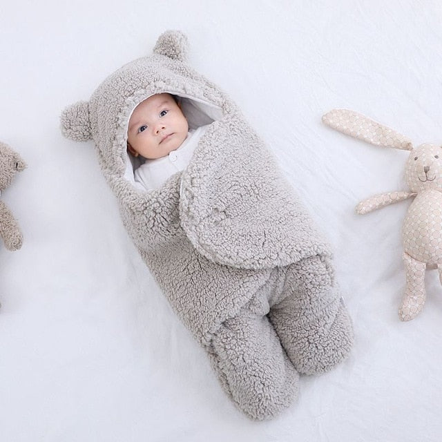 Baby All-Star™ Dreamy Extra Soft Cozy Baby Bear Sleeping Swaddle
