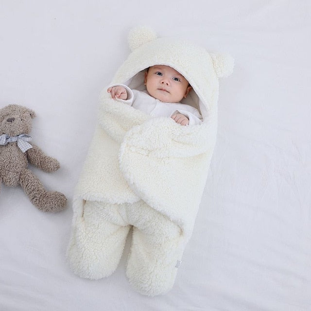 Baby All-Star™ Dreamy Extra Soft Cozy Baby Bear Sleeping Swaddle
