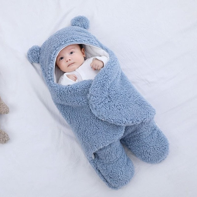 Baby All-Star™ Dreamy Extra Soft Cozy Baby Bear Sleeping Swaddle