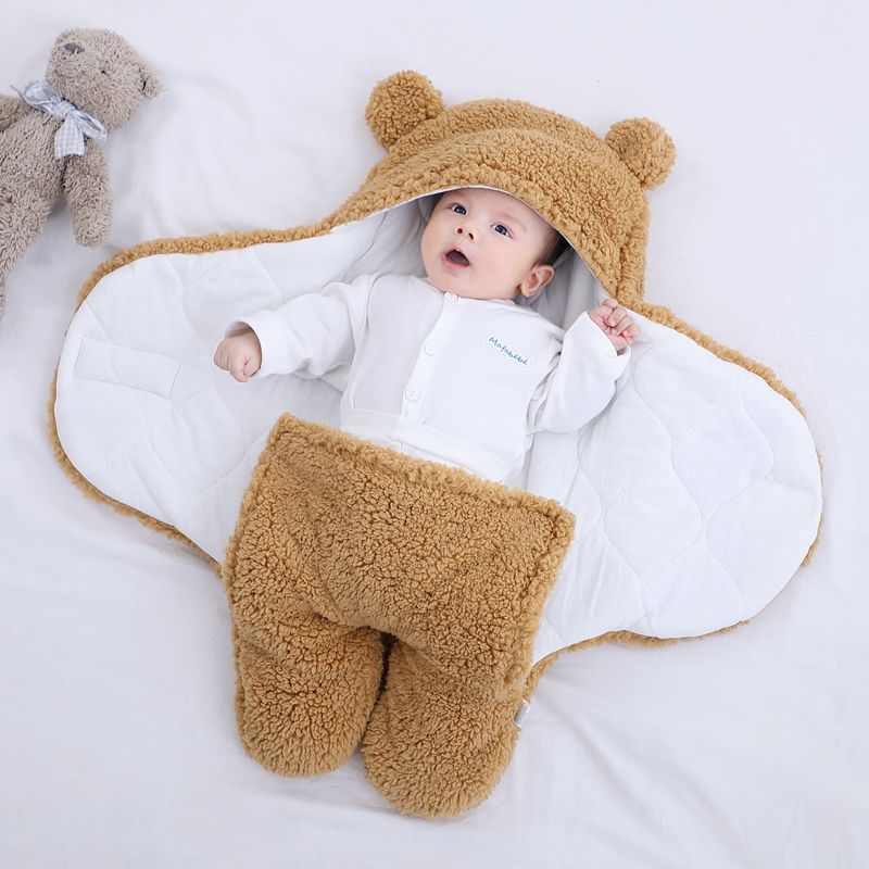 Baby All-Star™ Dreamy Extra Soft Cozy Baby Bear Sleeping Swaddle