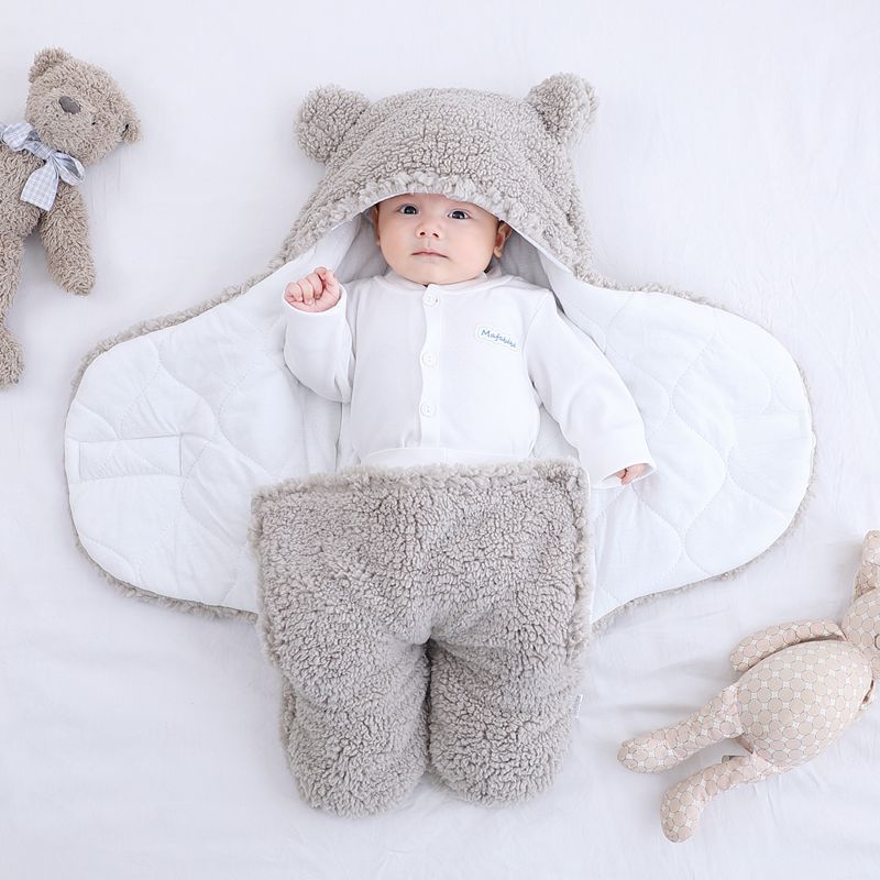 Baby All-Star™ Dreamy Extra Soft Cozy Baby Bear Sleeping Swaddle