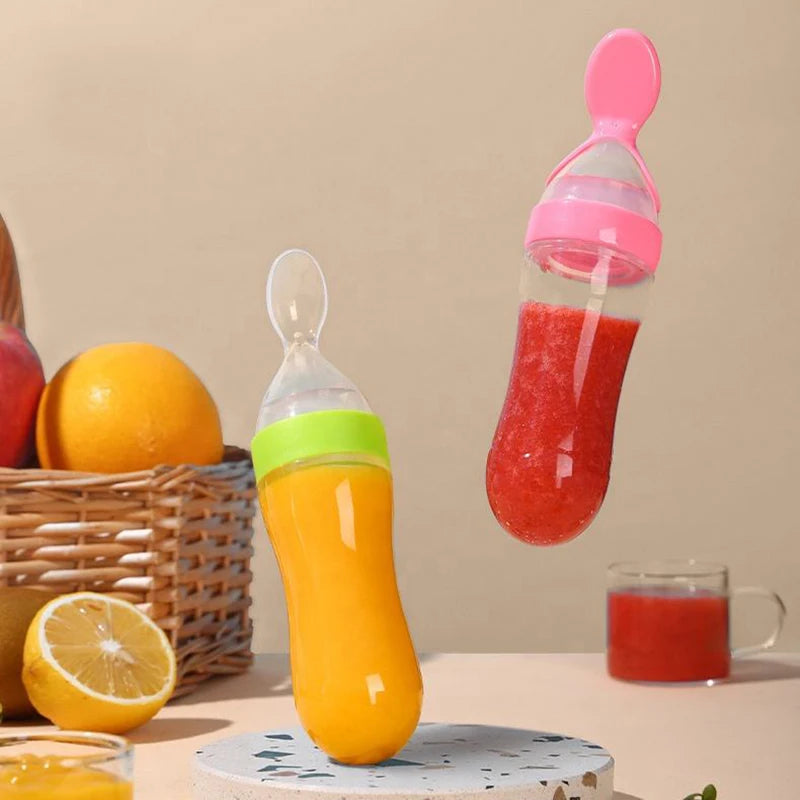 Baby Bottle Feeding Squeezer